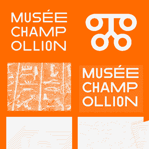 identité graphique pour le musée champollion