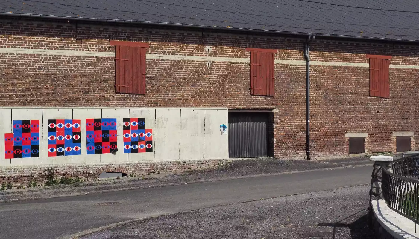 affichage sur l’étable, rue Verdure à Aveluy