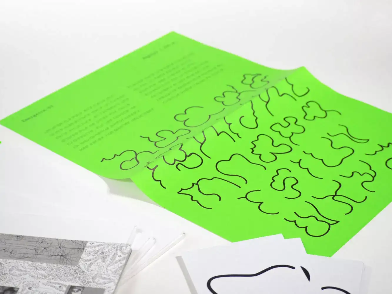 spécimen du caractère typographique du projet émergence