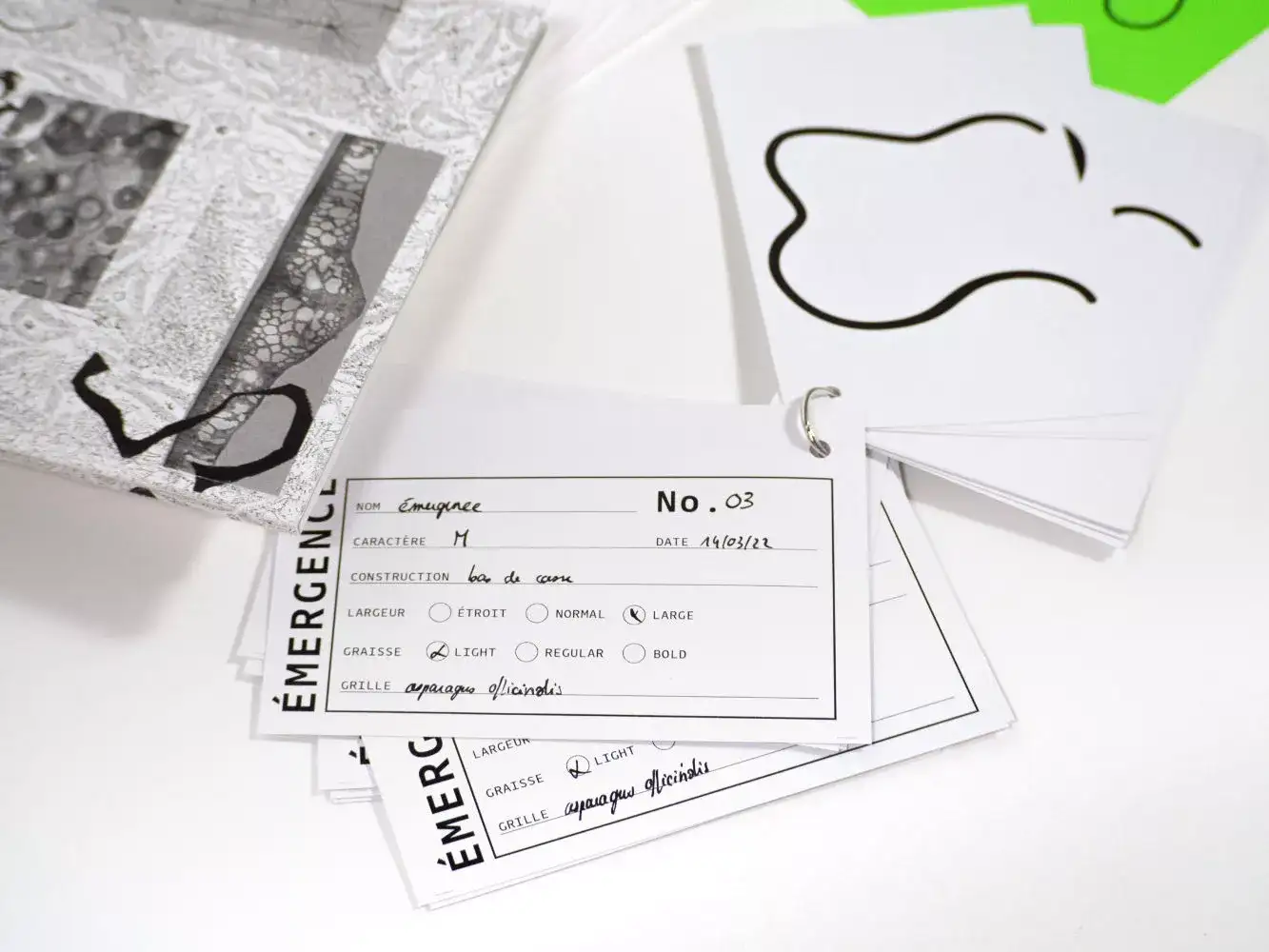 bibliothèque des lettres du caractère typographique