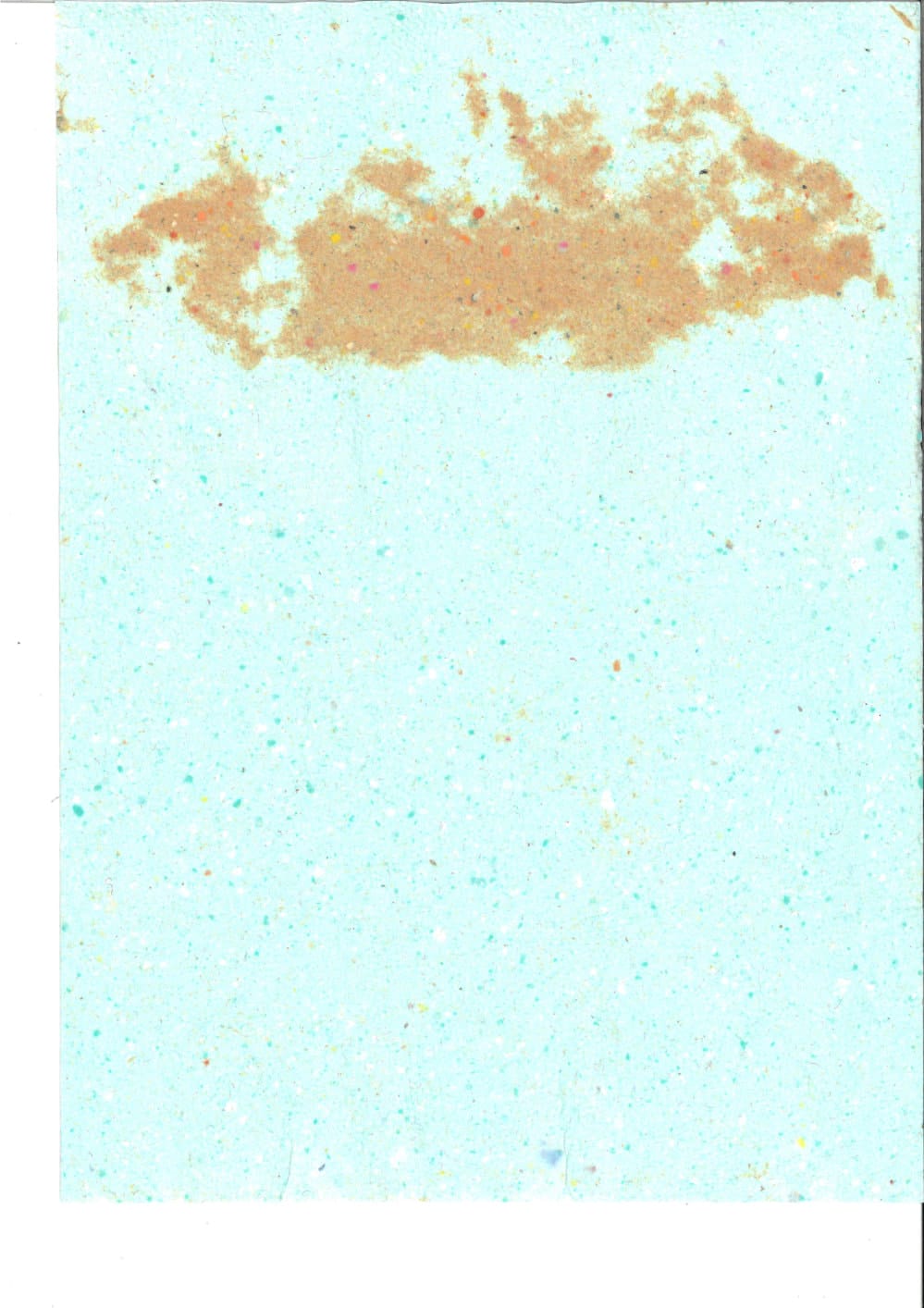 papier fait main, pendant un atelier à l'ésad d'amiens