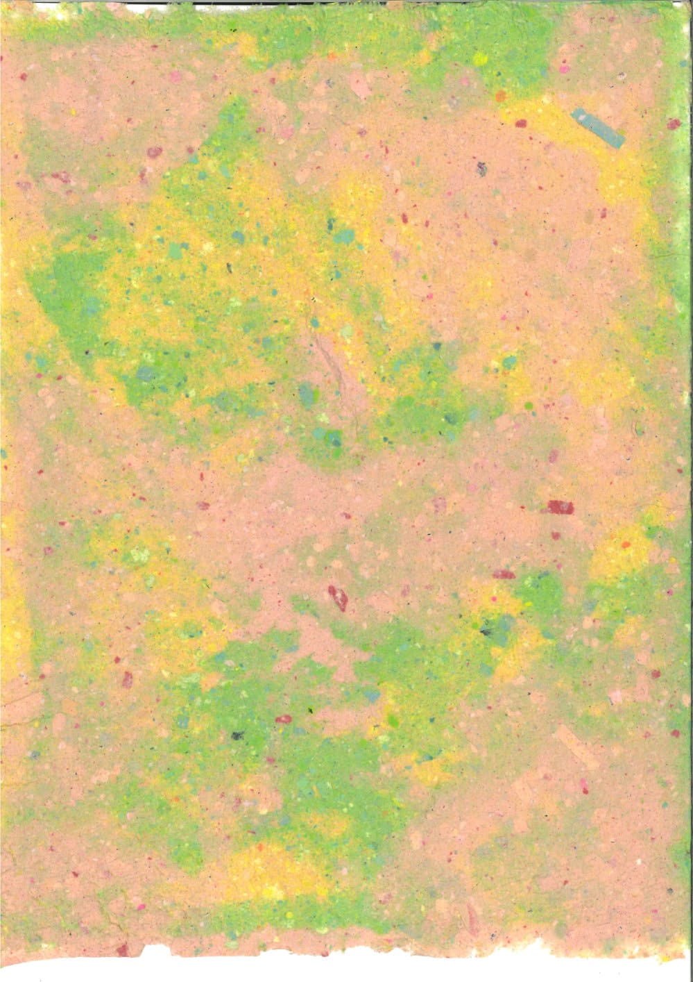 papier fait main, pendant un atelier à l'ésad d'amiens