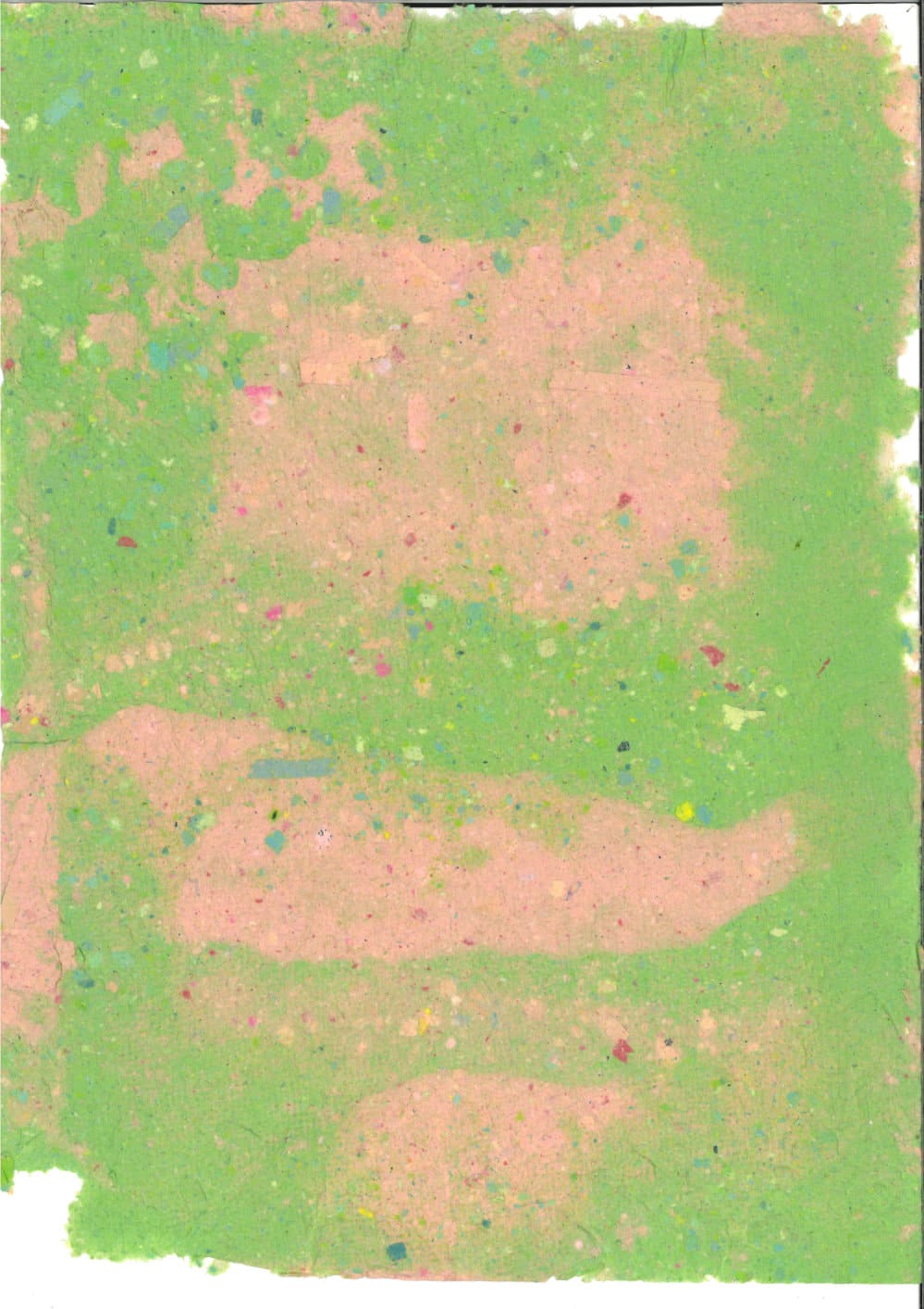 papier fait main, pendant un atelier à l'ésad d'amiens