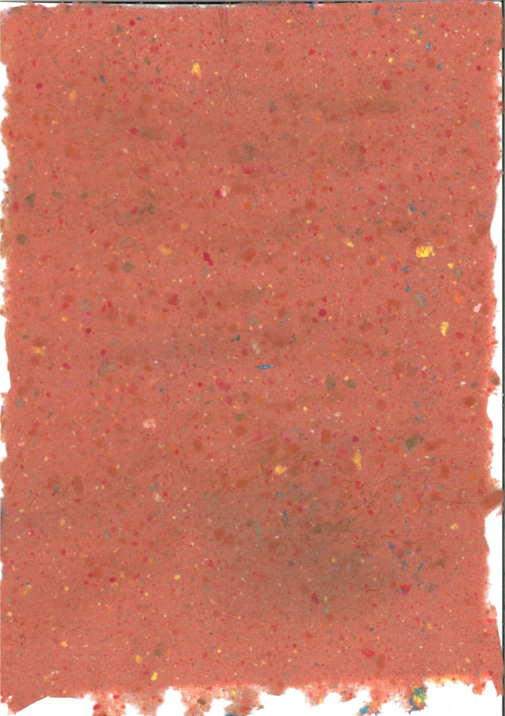 papier fait main, pendant un atelier à l'ésad d'amiens