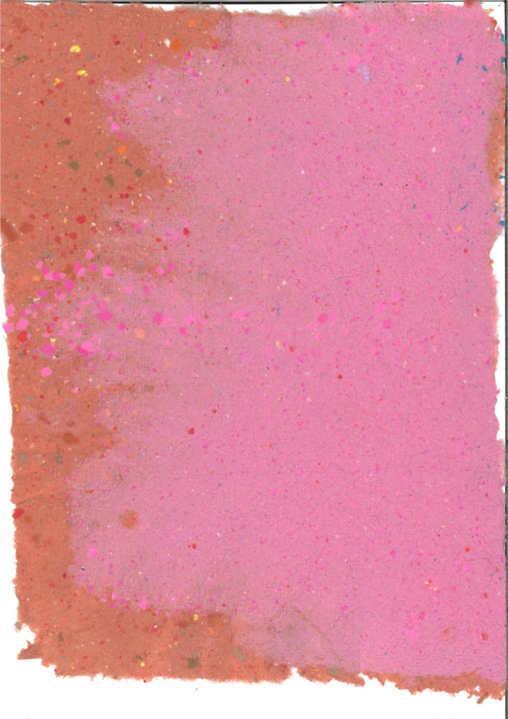 papier fait main, pendant un atelier à l'ésad d'amiens