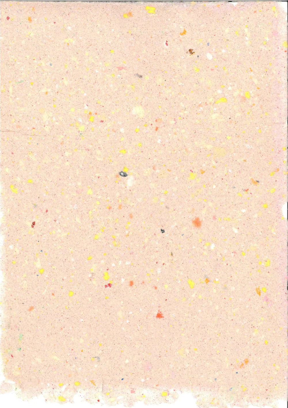 papier fait main, pendant un atelier à l'ésad d'amiens