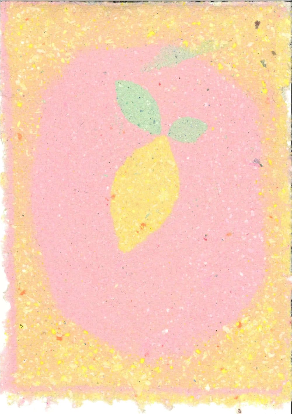 papier fait main, pendant un atelier à l'ésad d'amiens