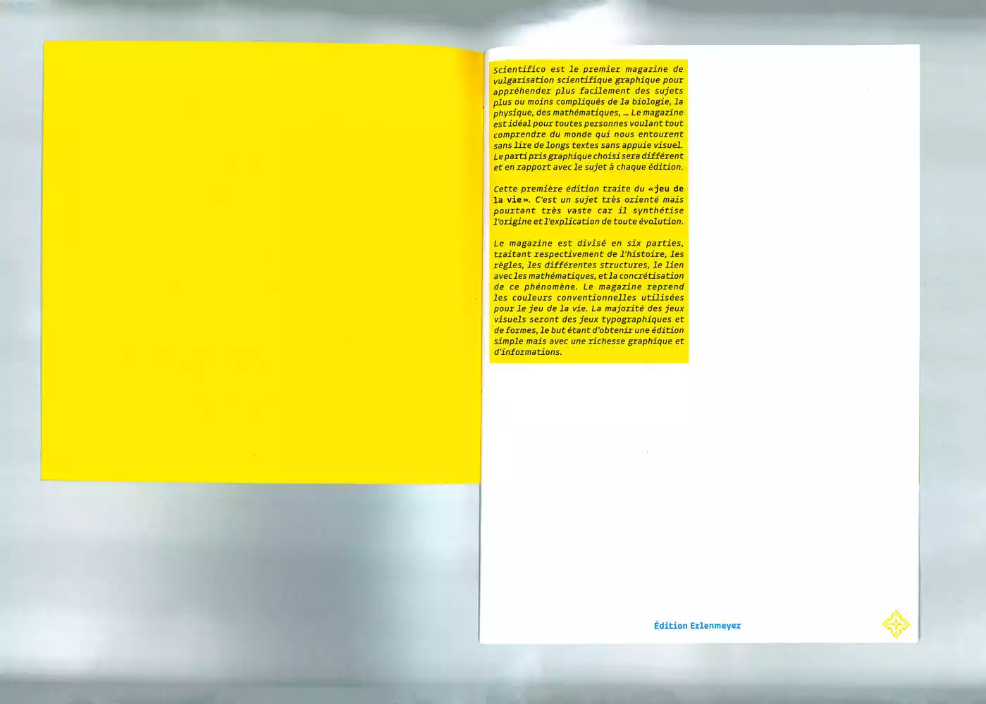 haut couverture du magazine scientypo