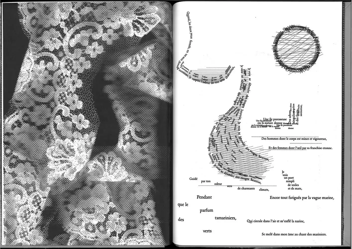 poème parfum exotique avec motif